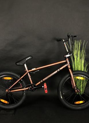 Велосипед BMX 20" GT Performer 2021, cpr, коричневый, трюковый...