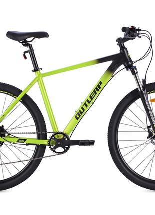 Велосипед горный 27,5" Outleap Radius Seven S 2021, черно-сала...