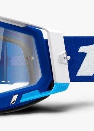 Мото очки 100% RACECRAFT 2 Goggle Blue - Clear Lens, Clear Len...