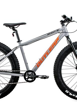 Велосипед фетбайк 26" Outleap Beast L 2021, серый