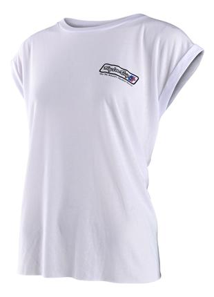 Футболка TLD WOMENS GO FASTER SS TEE; WHITE MD