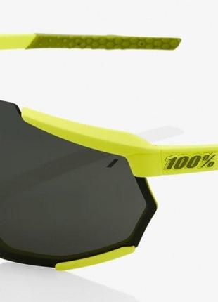 Велосипедные очки Ride 100% RACETRAP - Soft Tact Banana - Blac...