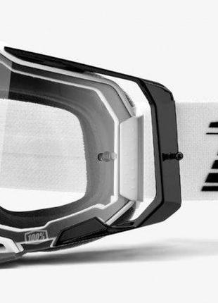 Мото очки 100% ARMEGA Goggle Atmos - Clear Lens, Clear Lens, C...