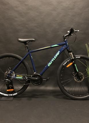 Велосипед горный 27,5" Outleap Outbrake S 2022, темно-синий, р...
