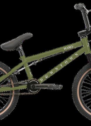 Велосипед BMX Wheels Haro 2021-23 Downtown 18" Matte Army Gree...