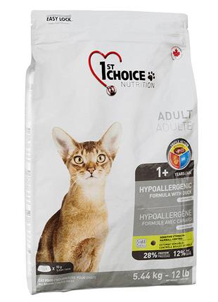 Сухой корм 1st Choice Adult Hypoallergenic для котов 5.44 кг (...