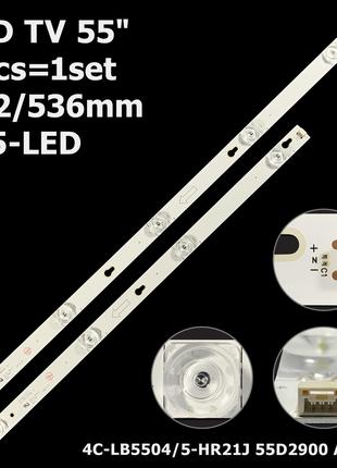 LED підсвітка TV 55" 6V 4C-LB5504-HR14J YHB-4C-LB5504-YH06J TO...