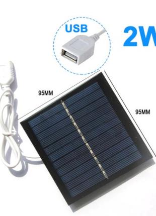 Портативная солнечная панель 20В, USB для аккумулятора