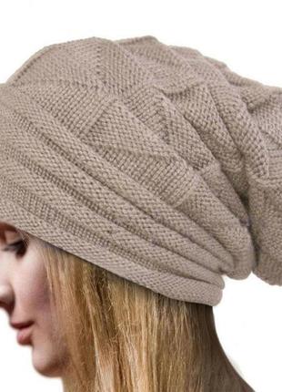 Зимняя шапка для женщин, белая