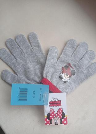 Детские перчатки minnie mouse для девочка
