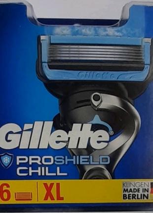 Сменные картриджи Gillette Fusion Proshield Chill 6 шт