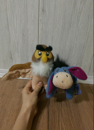 Сова з Иа осликом с биркой Дисней мягкая игрушка
