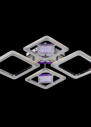 Люстра світлодіодна квадрати з 3D-ефектом
