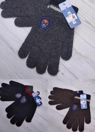 Дитячі рукавички для хлопчика 🧤 перчатки 16 см з утепленням
