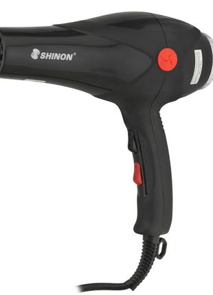 Фен для волос Shinon SH-8103 1500W Black фен для сушки и уклад...
