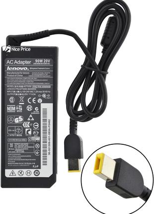 Блок питания LENOVO 20V 4.5A 90W порт Square + кабель питания ...