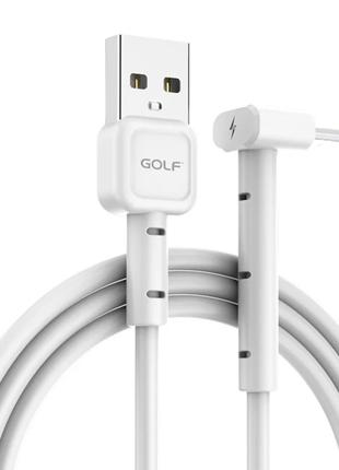 Кабель Golf USB - micro USB GC-69 3A 1 метр White (90747)