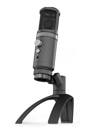 Студийный микрофон Manchez RE1000 (USB) со штативом Grey