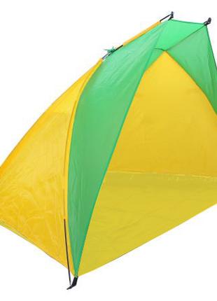 Пляжная палатка "Ракушка" Melad WM-0T103 жёлто-салатовый (14952)