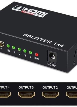 Сплиттер HDMI 1x4 на 4 порта 1080P HDMI 1.4 (DC2427)