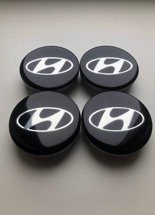 Колпачки заглушки на литые диски Хюндай Hyundai 60мм