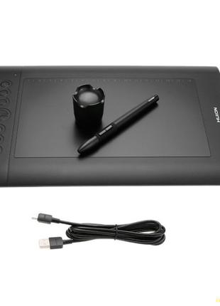 Графический планшет с пером HUION H610 Pro V2, 10x6.25"