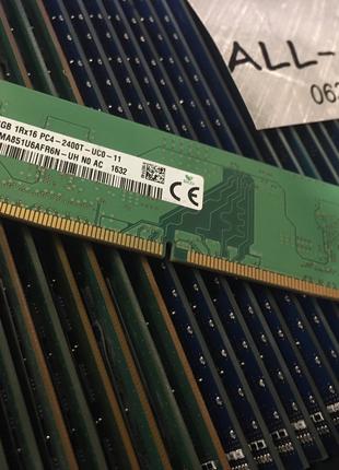 Оперативна пам`ять HYNIX DDR4 4GB DIMM 1.2V 1Rx8 PC4 - 2400T C...