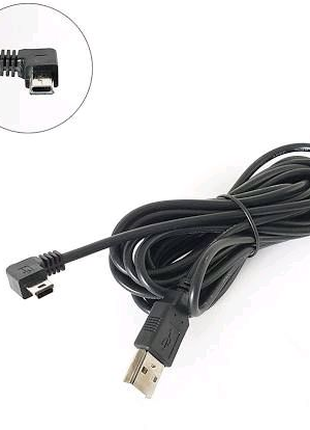 Кабель Mini usb боковой 3 м