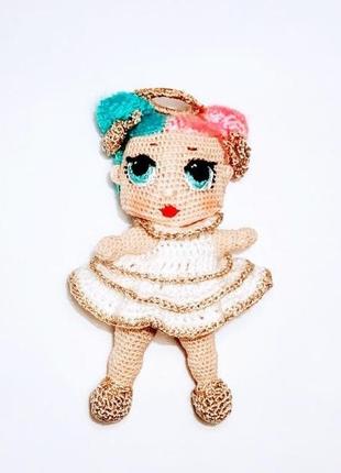 Вязаные игрушки, кукла Лол