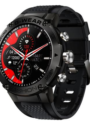 Умные смарт часы Smart Sport G-Wear Black