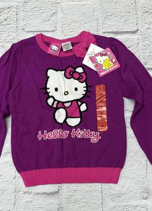 Детский свитер на девочку оригинал hello kitty