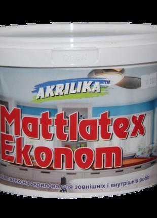 Водоемульсійна фарба для внутрішніх робіт Mattlatex Econom Akr...