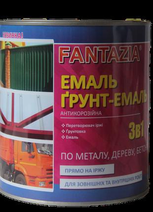 Грунт-эмаль по ржавчине 3 в 1 Fantazia синяя 2,6 кг