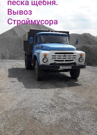 Песок речной песок овражный щебень всех фракций