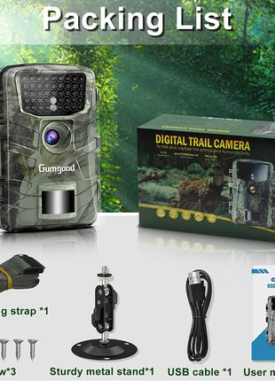 4K 48MP камера дикой природы с датчиком движения ночного видения