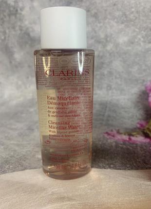 Clarins cleansing micellar water очищающая мицеллярная вода