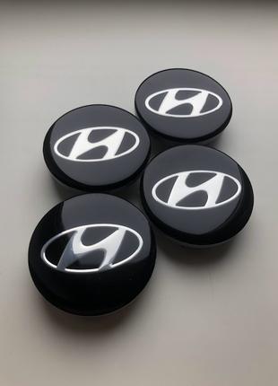Ковпачки в диски Хюндай Hyundai 60мм