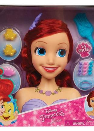 Іграшка лялька-манекен голова для зачісок disney princess arie...