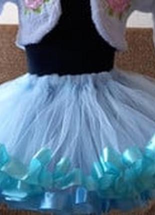Фатиновая юбка для девочки от 2 лет.
