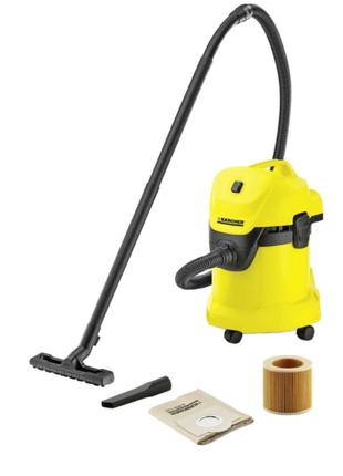 Профессиональный пылесос с мешком и контейнером Karcher WD 3 (...