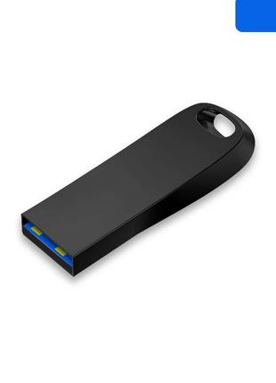 USB флешка металл Flash Drive 128 гб 2.0 ABC Черная