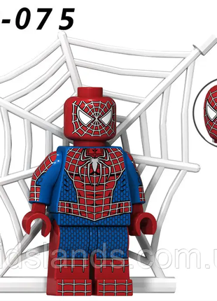 Фигурка человек паук с паутиной для лего lego