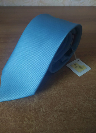 Краватка (галстук) Collection Adam поліестер блакитна