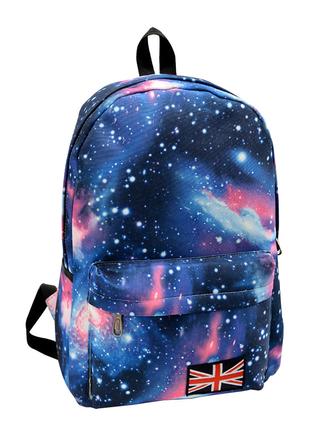 Школьный рюкзак Галактика Космос синий. Отправка в день заказа
