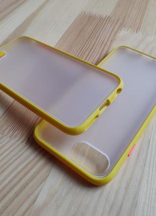 Айфон iPhone 7 | iphone 8 | se 2020 чехол защитный желтый Likg...