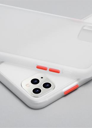 Айфон iPhone 11 pro защитный белый чехол Likgus HARD CASE