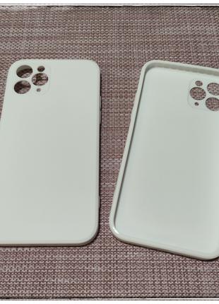 Тонкий матовый чехол бампер для айфон iPhone 11 pro Белый