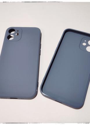 Тонкий матовый чехол SkinFeel для айфон iPhone 12 mini светло-...