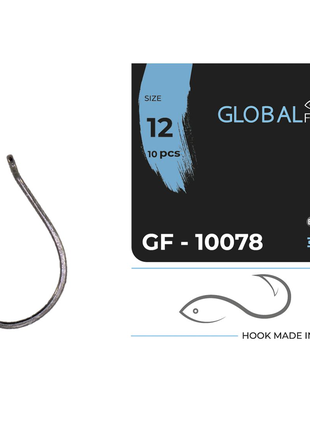 Гачок Global Fishing GF-10078 №12 (10шт/уп)