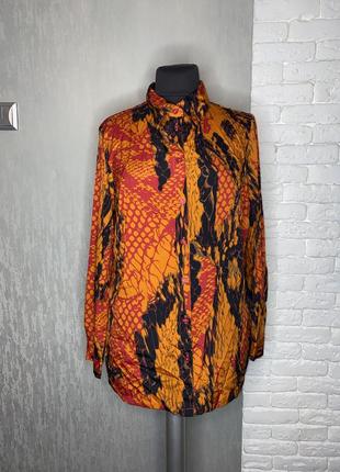 Вінтажна блуза блузка великого розміру 54-56р